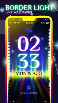 Border Light Live Wallpaper android App screenshot 1